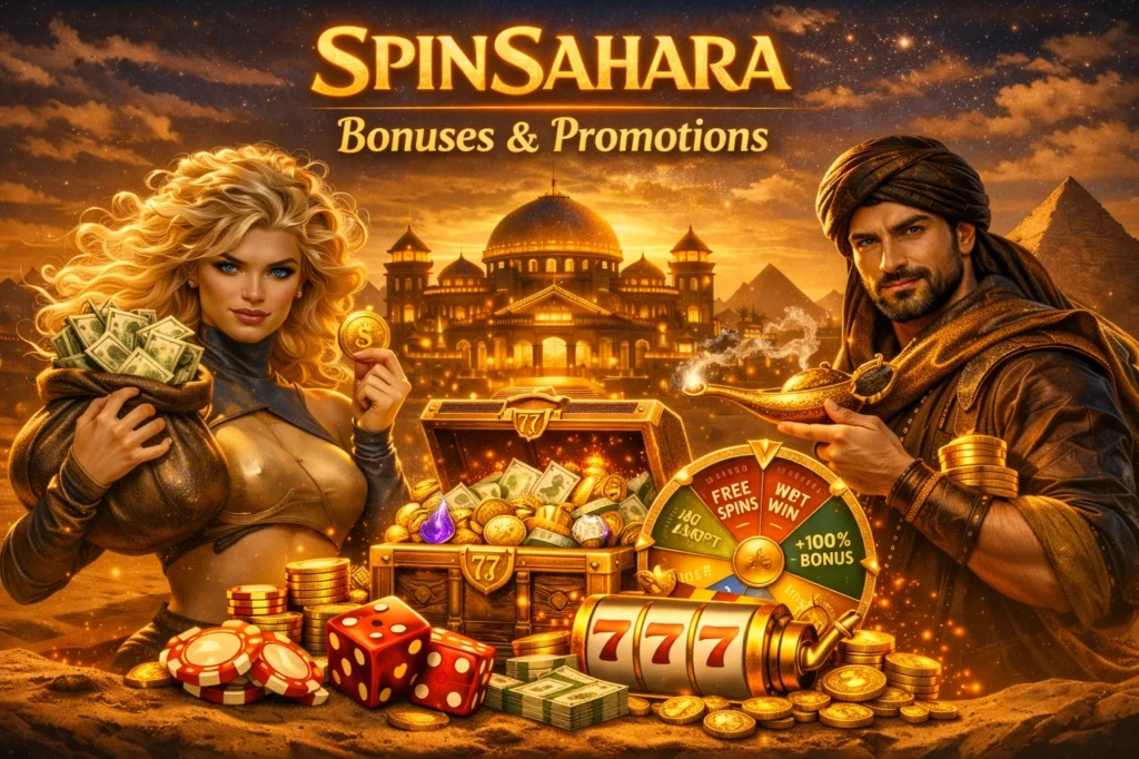 SpinSahara Bonuses and Promotions